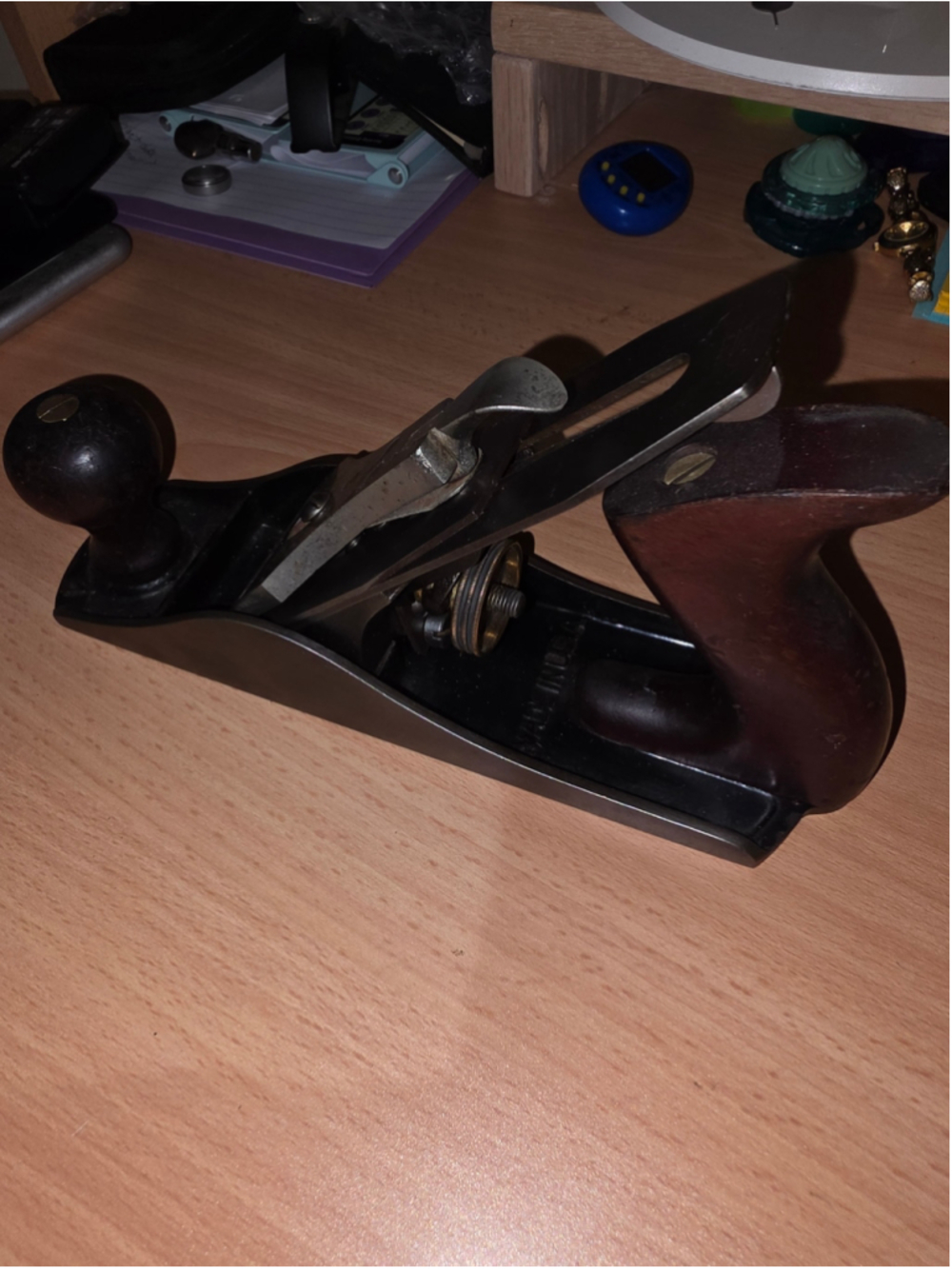 Vintage Stanley Bailey No 4 Type 19 Smoothing Plane 1948-61 Made in USA